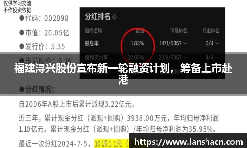 福建浔兴股份宣布新一轮融资计划，筹备上市赴港